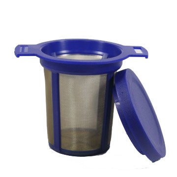 Filtro permanente azul 1 The Flavour Shop. Tu tienda online de té, café, rooibos e infusiones Filtro permanente azul