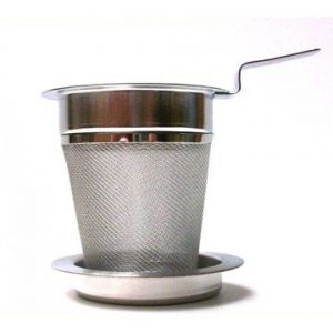 Infusor metal con plato 4 cm
