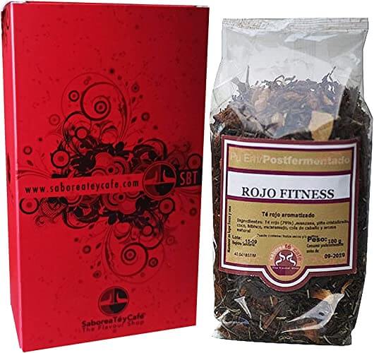 Té rojo fitness 500 grs 1 The Flavour Shop. Tu tienda online de té, café, rooibos e infusiones té rojo fitness
