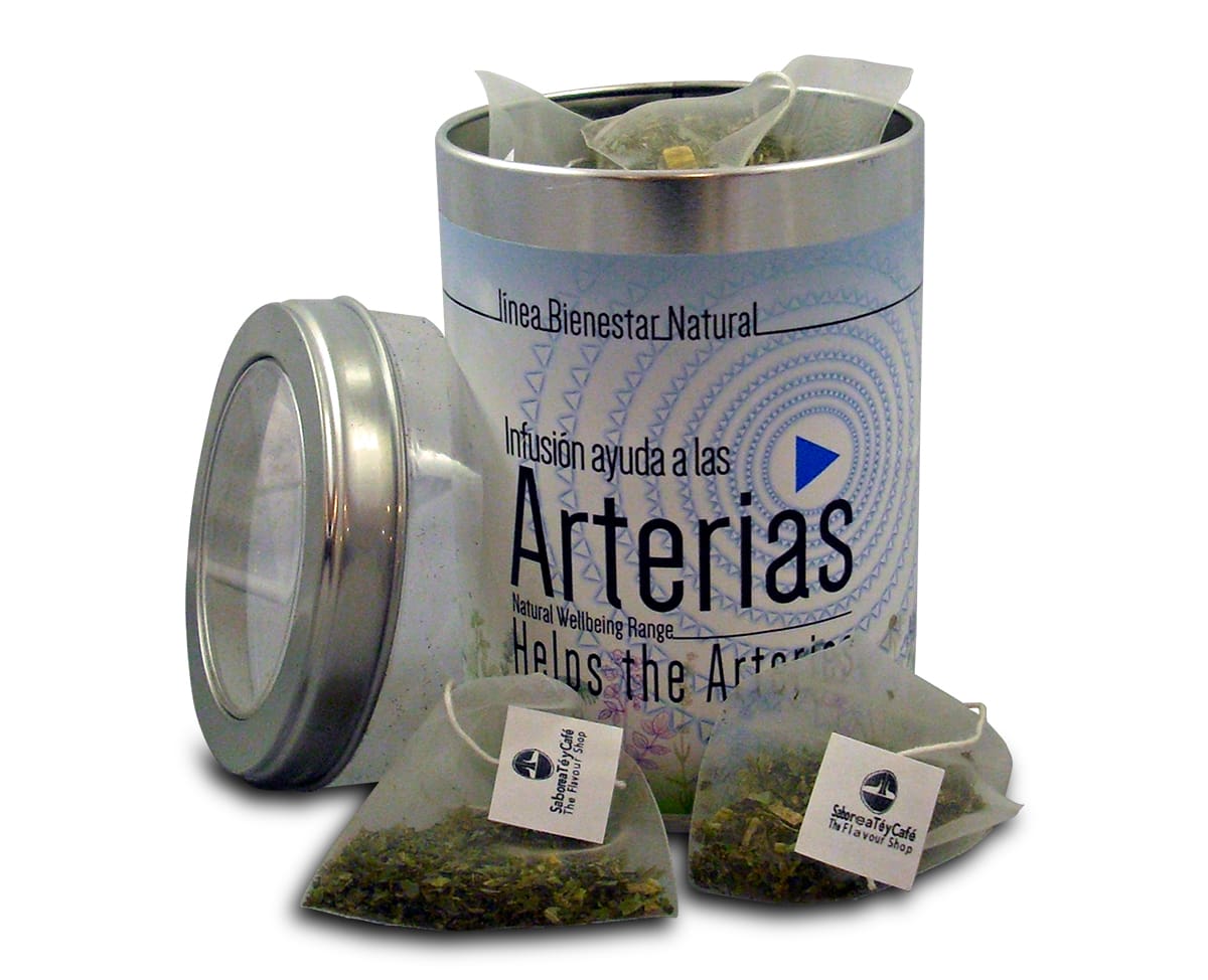 Infusión Natural de Ayuda al Colesterol Lata de 24 unidades 5 The Flavour Shop. Tu tienda online de té, café, rooibos e infusiones Infusión Natural de Ayuda al Colesterol Lata de 24 unidades - Imagen 5