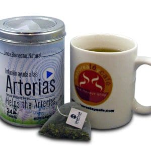 The Flavour Shop 10 The Flavour Shop. Tu tienda online de té, café, rooibos e infusiones Infusión Natural de Ayuda al Colesterol Lata de 24 unidades