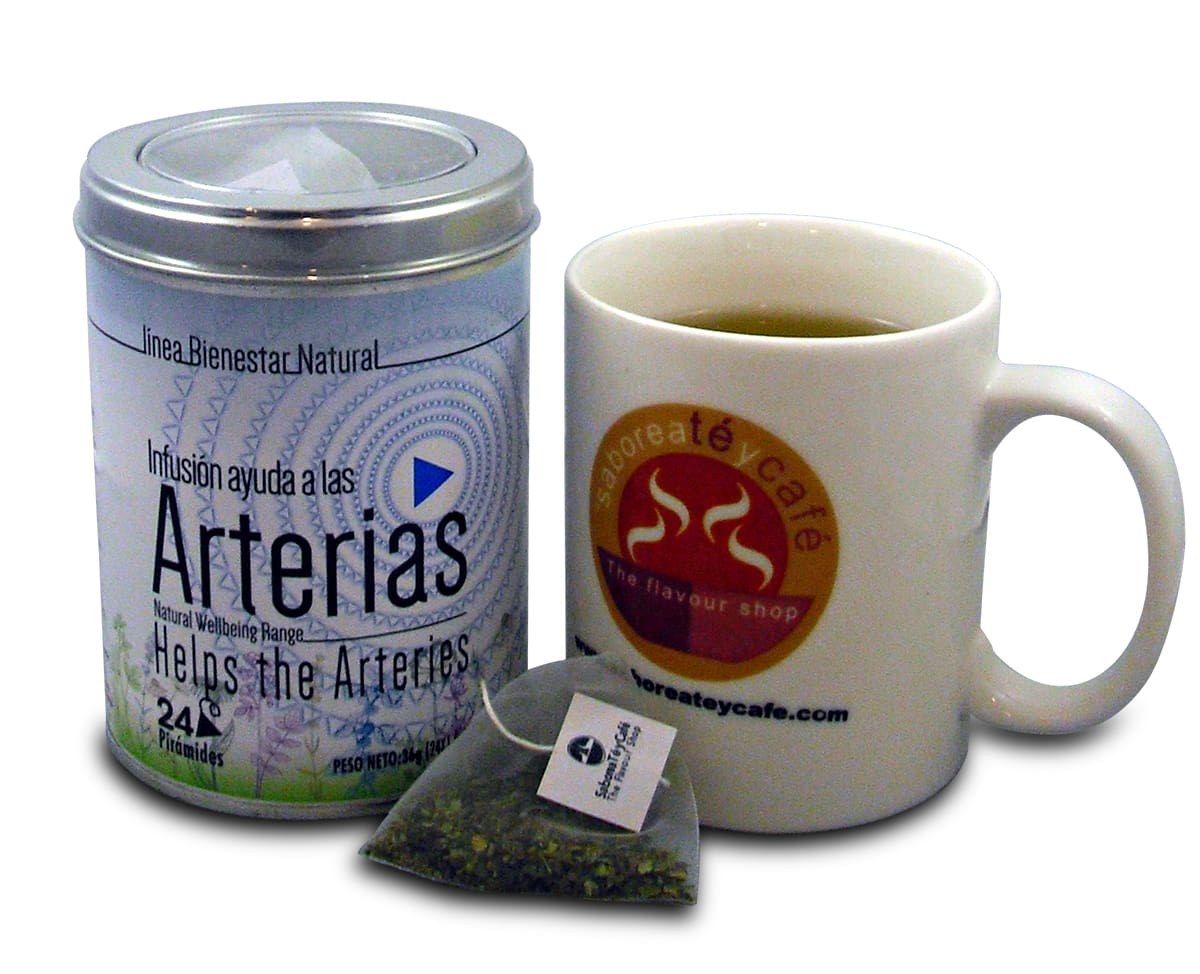 Infusión Natural de Ayuda al Colesterol Lata de 24 unidades 1 The Flavour Shop. Tu tienda online de té, café, rooibos e infusiones Infusión Natural de Ayuda al Colesterol Lata de 24 unidades