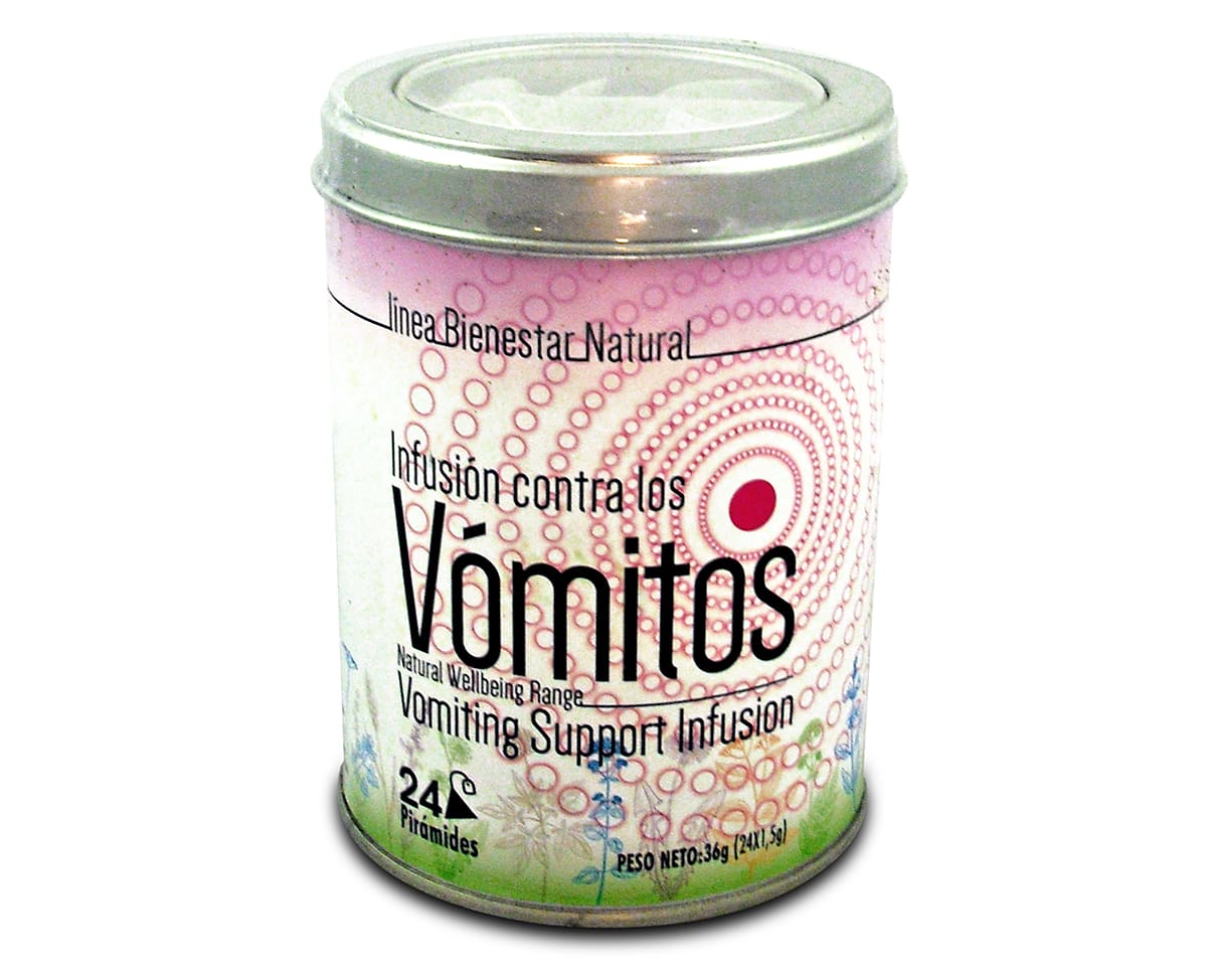 Infusión Bienestar de Ayuda contra los Vómitos 24 unidades 2 The Flavour Shop. Tu tienda online de té, café, rooibos e infusiones Infusión Bienestar de Ayuda contra los Vómitos 24 unidades - Imagen 2