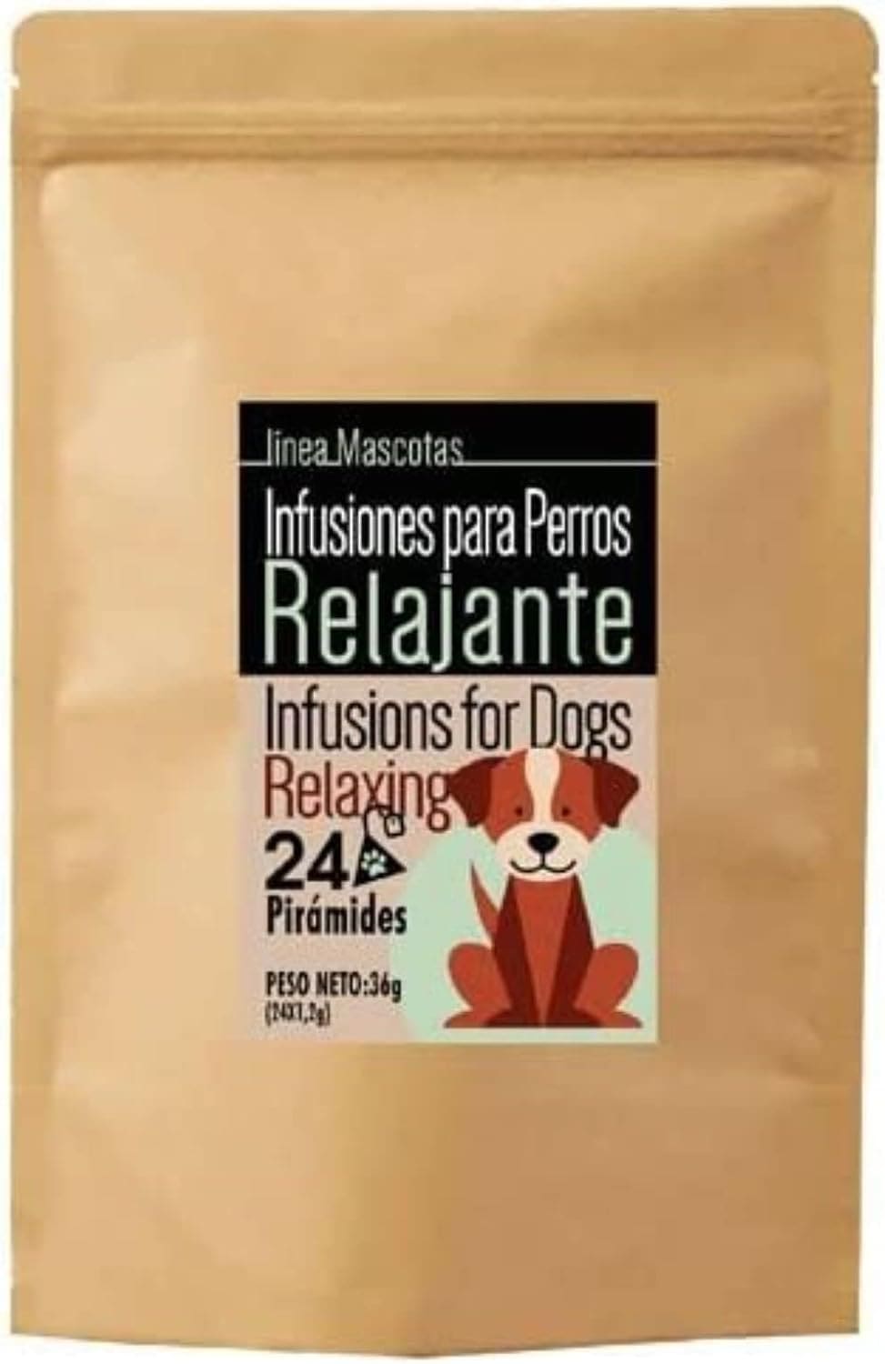 Infusión para Perros y Mascotas Relajante e Hidratante Doypack 24 uds 1 The Flavour Shop. Tu tienda online de té, café, rooibos e infusiones SABOREATE Y CAFE THE FLAVOUR SHOP Infusión Relajante para Perros y Mascotas Calmante Tranquilizante Hidratante Natural Doy Pack 24 pirámides